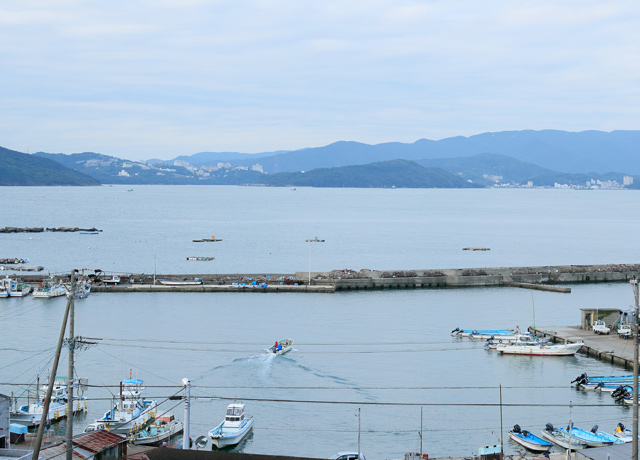 部屋から見える風景